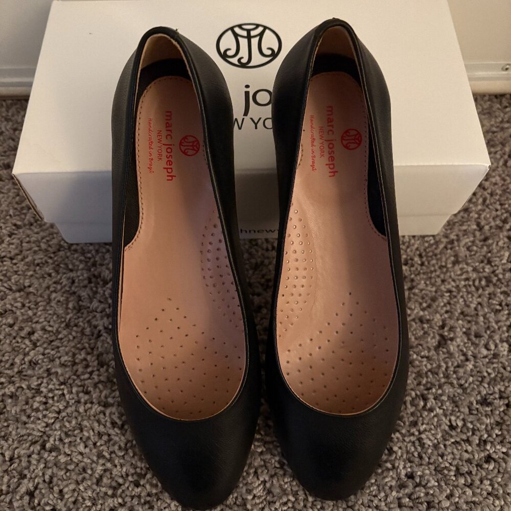 MARC JOSEPH NEW YORK | Black Newkirk Flat Shoes | Soft Leather | Size 9